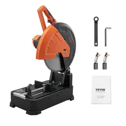 Product image of 14in (355mm) Chop Saw, 2800W 1200RPM, 0-45° Adjustable Dry Cut
