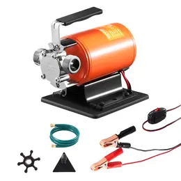 Product image of Water Transfer Pump, 12V DC, 360 GPH, 1/10HP, Portable, with Hose Kit