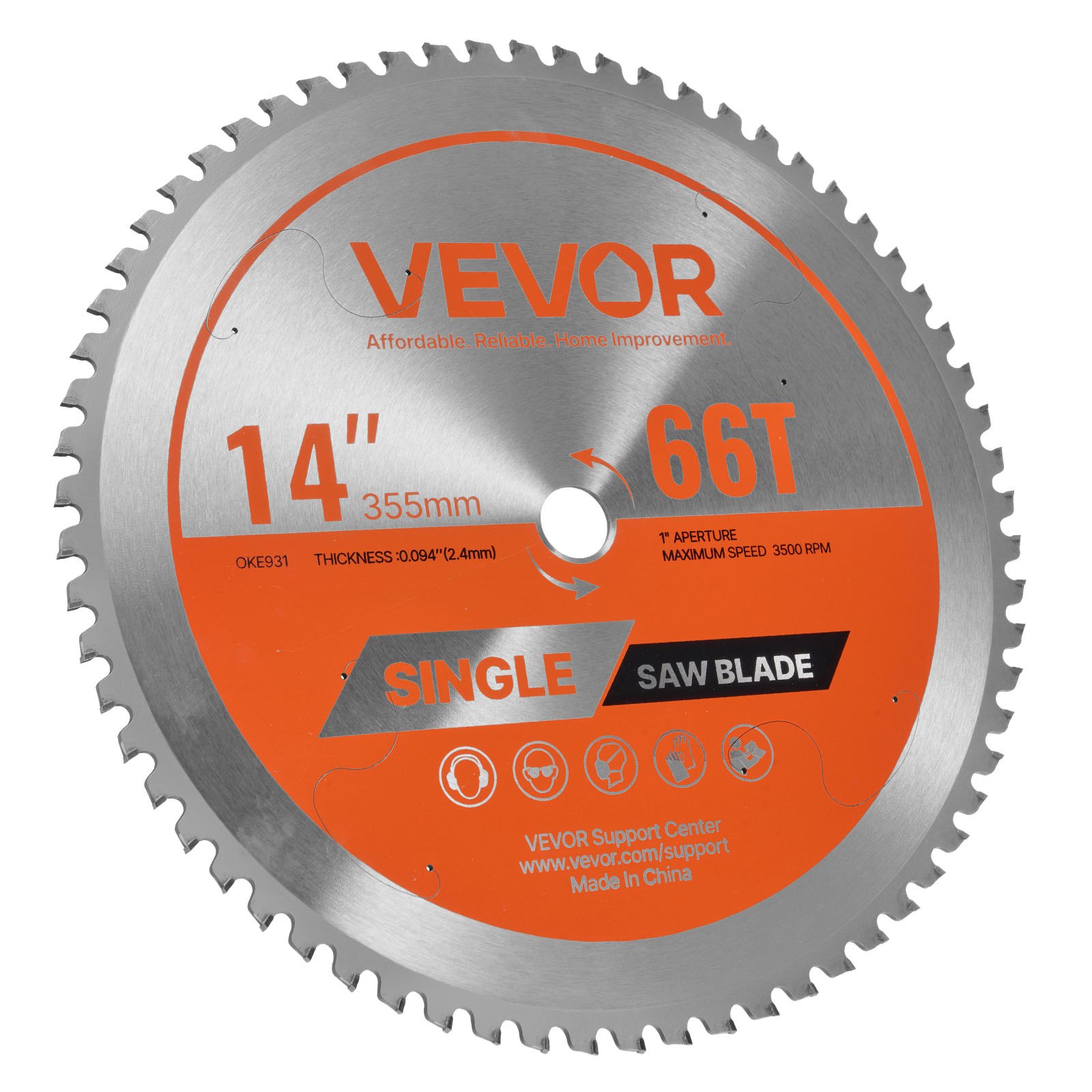 Main product image of 14 In. 66-Tooth Metal Cutting Circular Saw Blade
