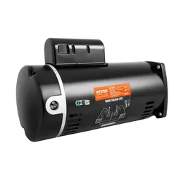 Product image of 2 HP Pool Pump Motor, 56Y Frame, 230V, 3450 RPM, CCW, Square Flange
