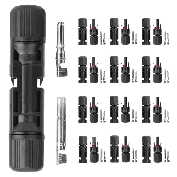 Main product image of 10 Pairs Solar Panel Connectors, Male/Female, IP67 Waterproof