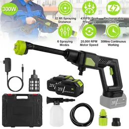 Product image of Cordless Pressure Washer, 435PSI, 6-in-1 Nozzle, 15000mAh 21V Battery