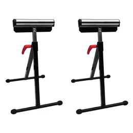 Product image of Adjustable Roller Stand, Twin Pack for Workshop Material Handling