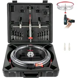 Product image of Adjustable Recessed Hole Saw Kit, 1-5/8" to 8" (40-200mm), Twin Blade, Dust Shield