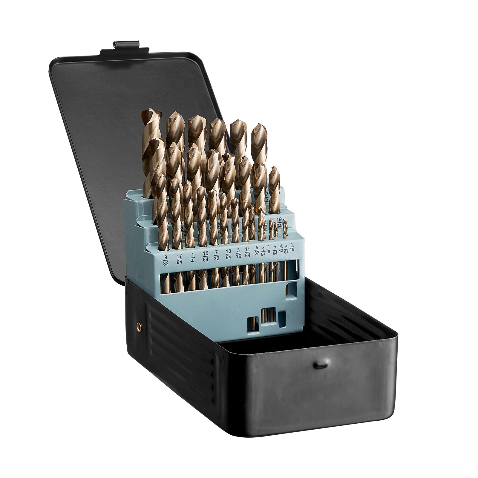 Main product image of Cobalt Drill Bit Set, 29-Piece, M35 High-Speed Steel, with Storage Case