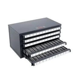 Product image of Tap Dispenser Cabinet, 5-Drawer, #2-56-#12-28 Tap Sizes, 60-Compartment, Stackable Steel