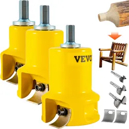 Product image of Tenon Cutter Kit, 1"/25.4mm, 1.5"/38mm, 2"/50.8mm, Dual Curved Blades