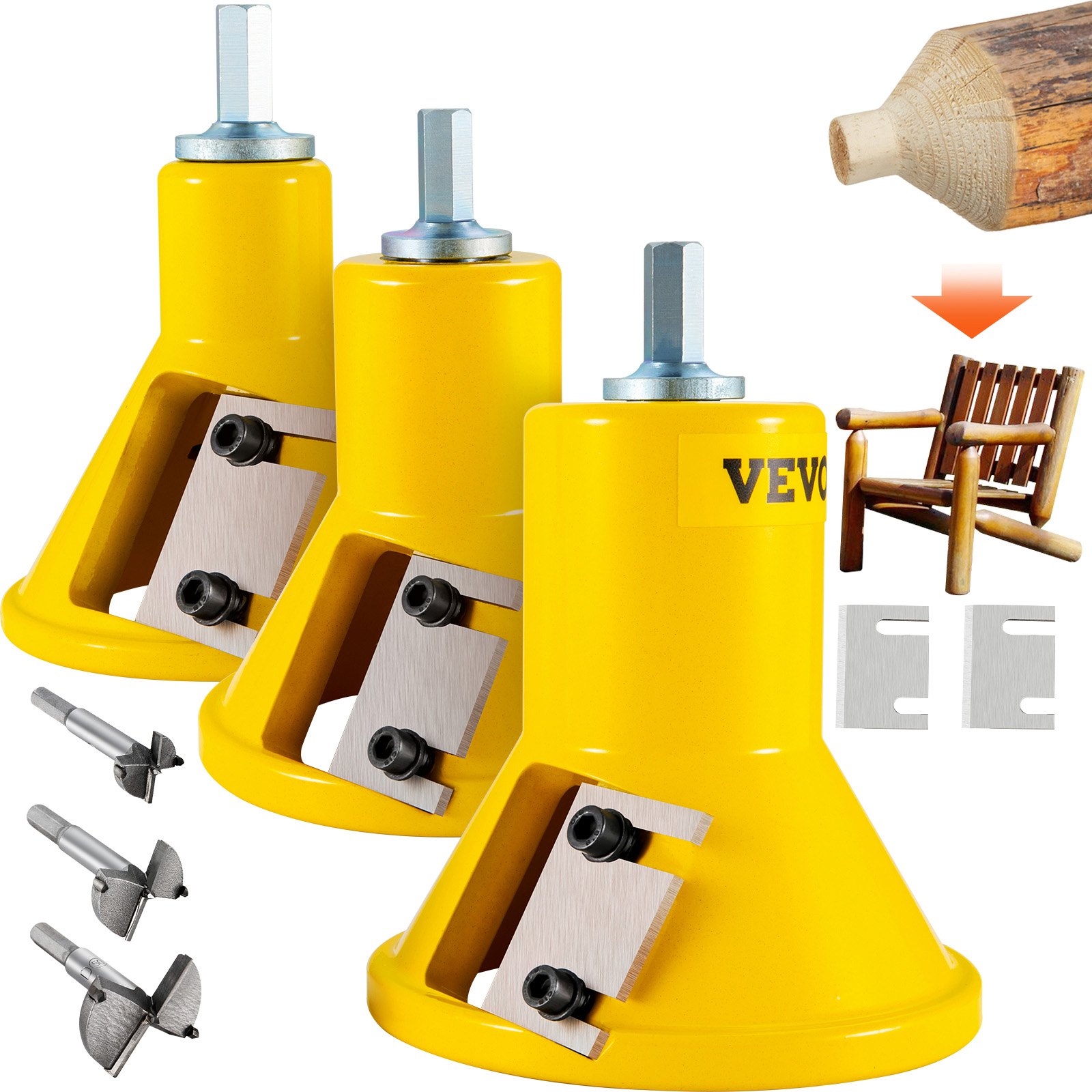 Main product image of Tenon Cutter, 1", 1.5", 2" with Dual Straight Blades
