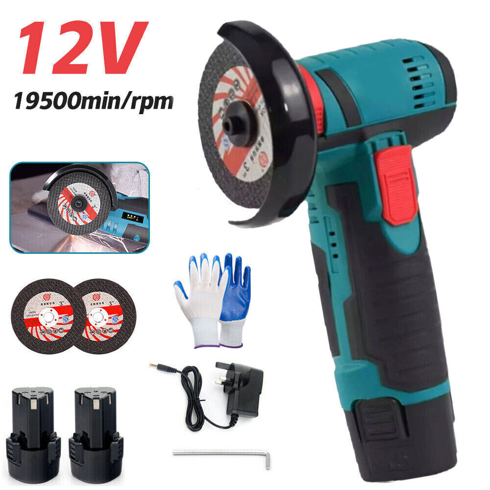 Main product image of Cisivis Cordless Brushless Angle Grinder with 2 Batteries and Charger