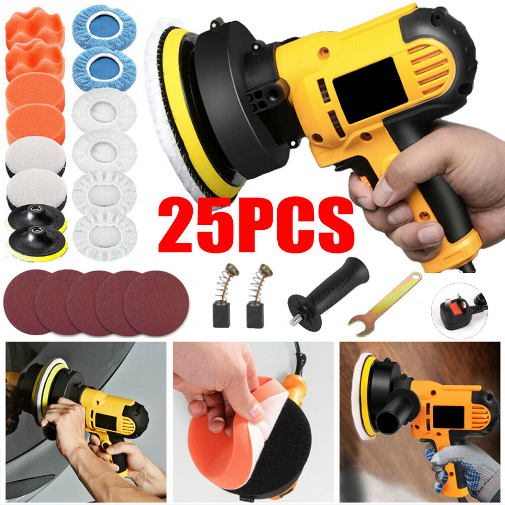 Main product image of Electric Car Polisher Sander with 5 Buffing Sponge Kit