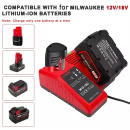 Product image of Milwaukee M18 Li-ion Battery Charger, 14.4V-18V