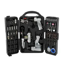Product image of 71-Piece Air Tool Kit: Impact Wrench, Air Ratchet, Die Grinder, Air Hammer