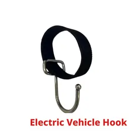 Product image of Black Electric Vehicle Charging Cable Hook, Single Pack