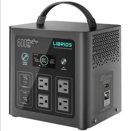Product image of Portable Power Station C600, 640Wh LiFePO4, 600W/1200W Peak, 10ms UPS, 8 Ports