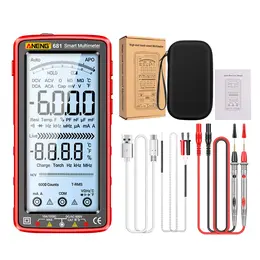 Product image of Digital Multimeter, 6000 Counts, AC/DC Voltage and Resistance, LCD