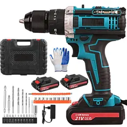 Product image of 21V Brushless 3-in-1 Cordless Impact Drill Driver Kit with 2 Batteries