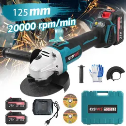 Product image of 125mm Cordless Angle Grinder with Flexible Shaft and 21V Batteries