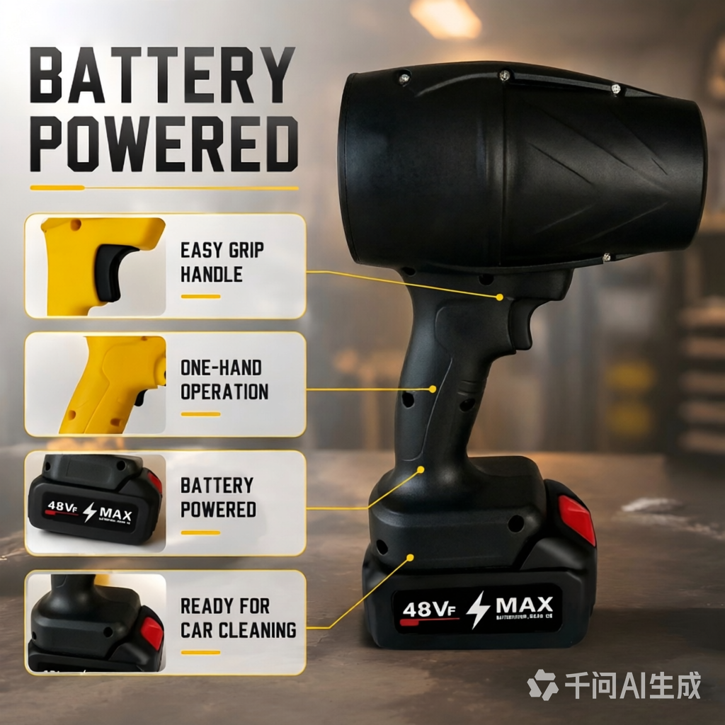 Main product image of 1300mAh Cordless Portable Turbo Blower