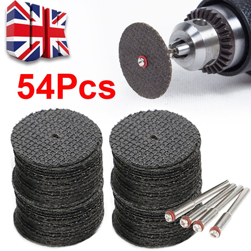 Main product image of 54-Piece Mini Cut-Off Wheel Resin Cutting Disc Set for Rotary Tools