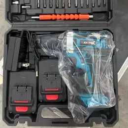 Product image of Cordless Lithium-Ion Electric Hand Drill Set