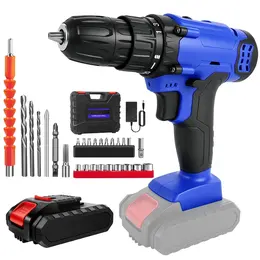 Product image of 21V Cordless Drill Driver Kit, 26 Torque, 2 Speed, 29 Accessories