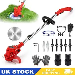 Product image of 12V Cordless Grass Trimmer and Edger, with 2 Batteries