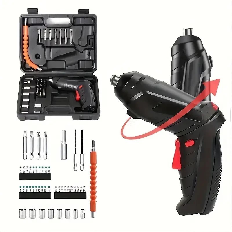 Main product image of 47-Piece Cordless Rechargeable Drill and Driver Set