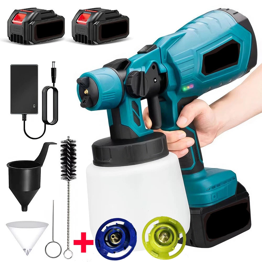 Main product image of 21V Cordless HVLP Paint Sprayer Kit with 2 Batteries