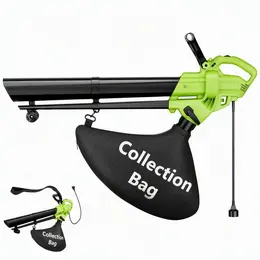 Product image of Corded Electric Leaf Blower, Vacuum, Mulcher, 500 CFM, 167 MPH, 10.57 gal Bag