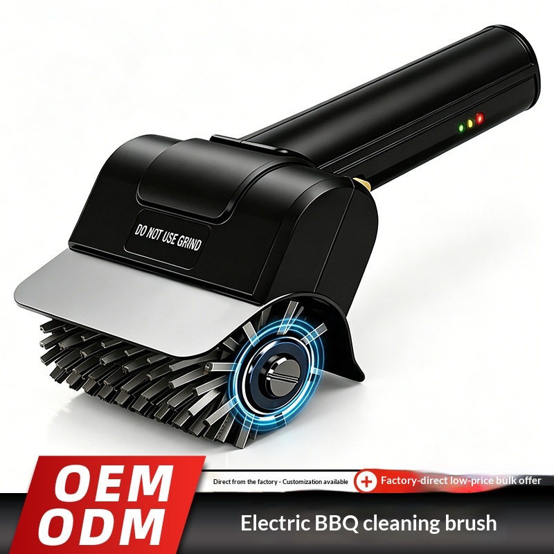 Main product image of Rechargeable Electric Barbecue Brush, Stainless Steel Roller Cleaning Brush
