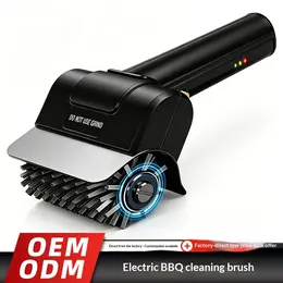 Product image of Rechargeable Electric Barbecue Brush, Stainless Steel Roller Cleaning Brush