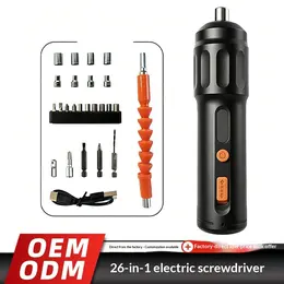Product image of 26 Piece Lithium Electric Screwdriver/Drill Set