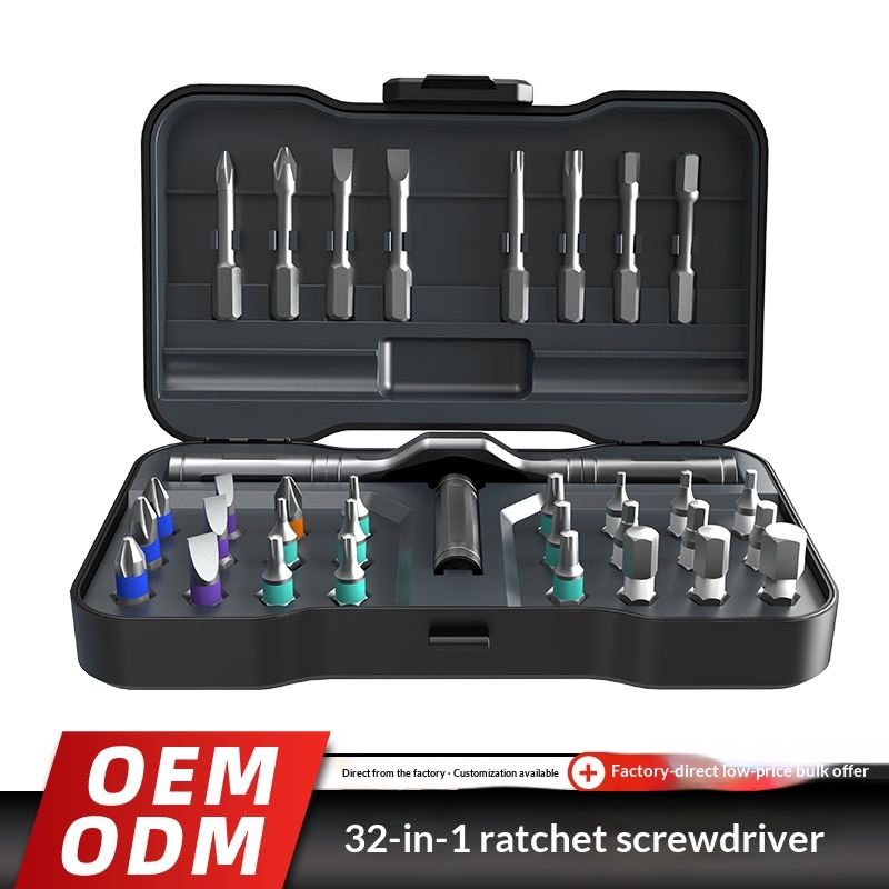 Main product image of 32-in-1 Ratchet Screwdriver Set, Magnetic Bit Driver for Maintenance