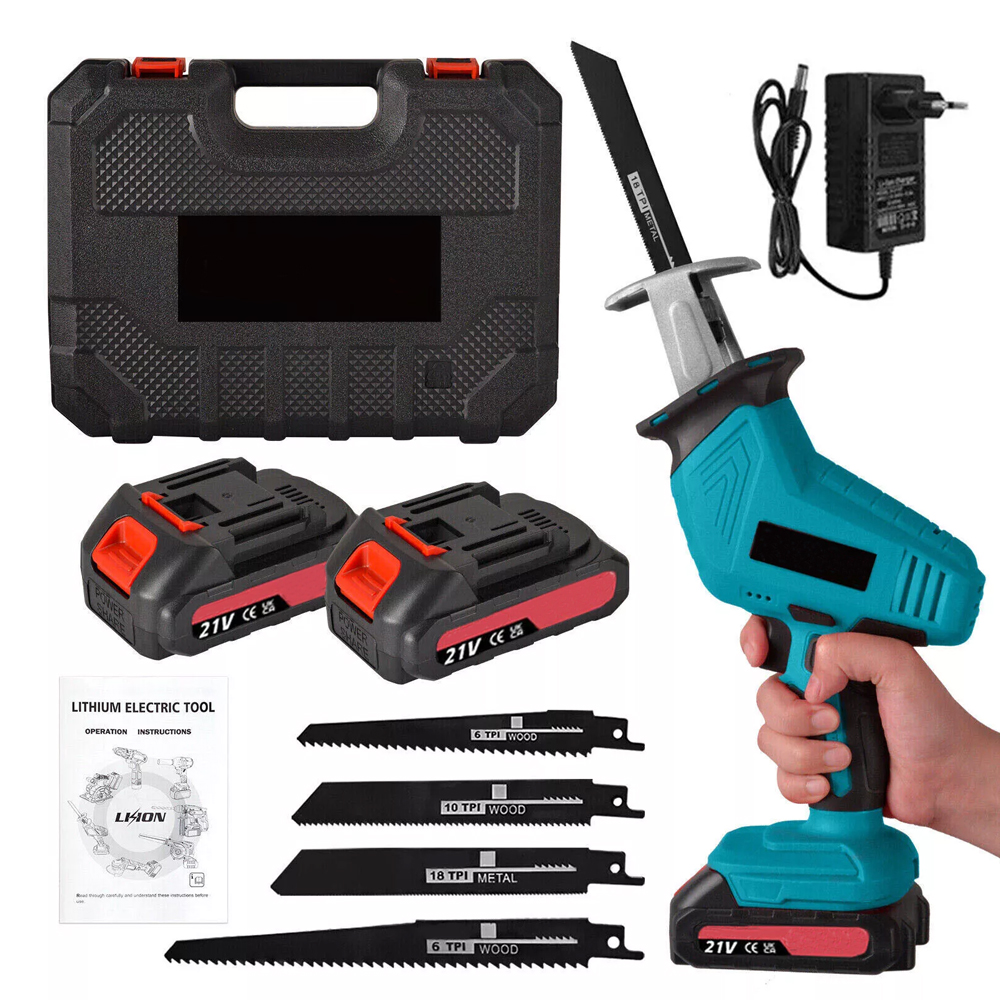 Main product image of Electric Reciprocating Saw, 3000 RPM, 4 Blades, Makita 18V Compatible