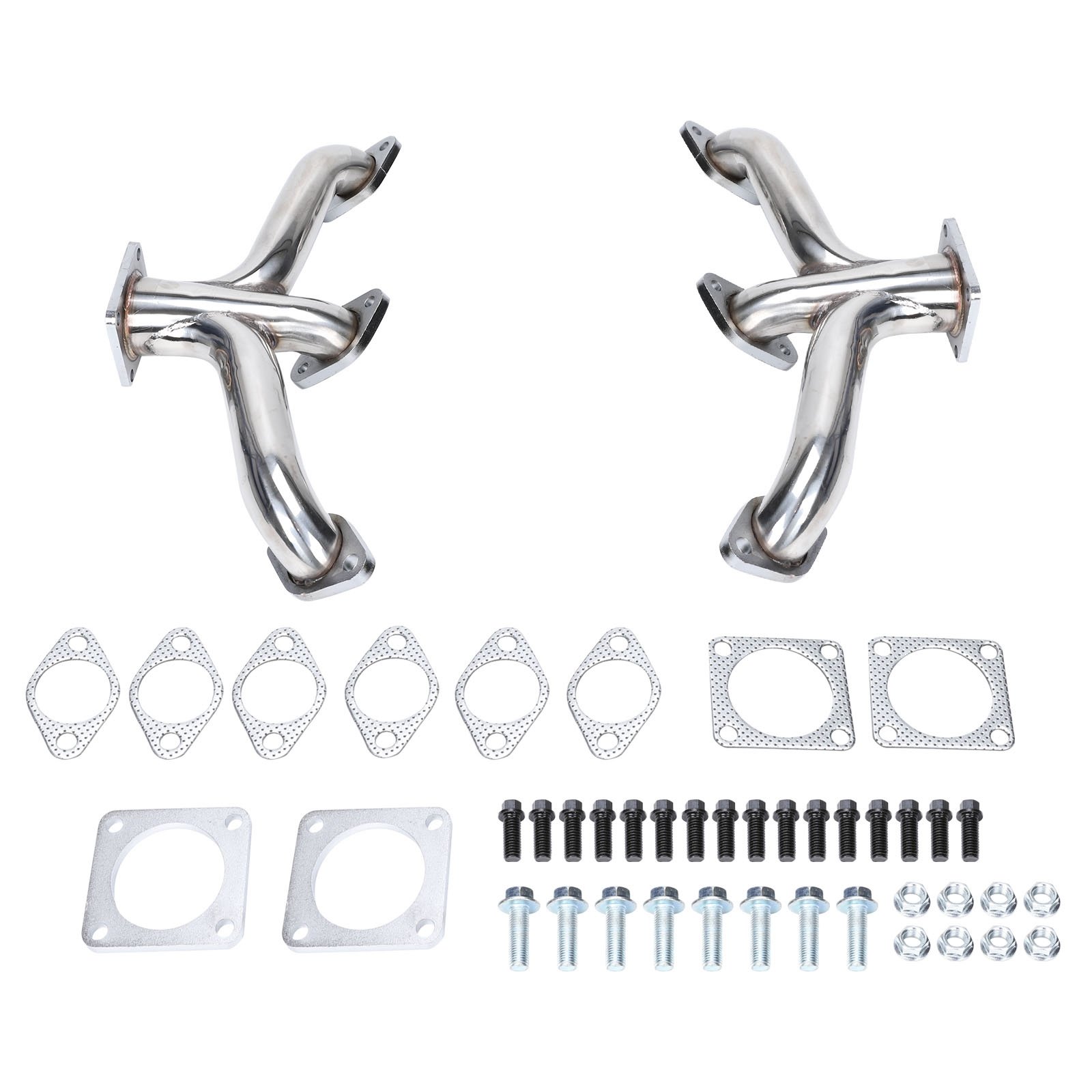 Main product image of Shorty Exhaust Header for 1932-1953 Ford Flathead V8, Car, Pickup Truck, MT001084