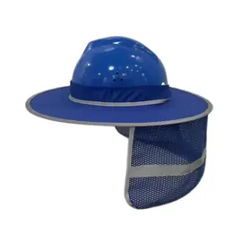 Product image of Blue Full-Brim Hard Hat Attachment, 1-Pack