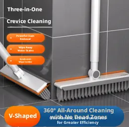 Product image of White Three-in-One Floor Brush for Commercial and Industrial Use