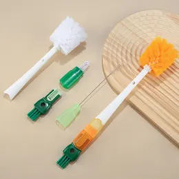 Product image of Orange 5-in-1 Multi-Purpose Cup Brush for Cleaning