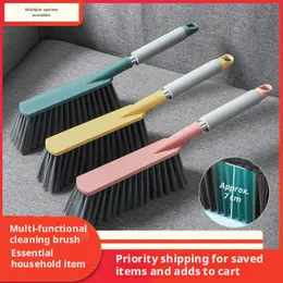 Product image of Long-Handle Cleaning Brush for Hard-to-Reach Areas, Yellow