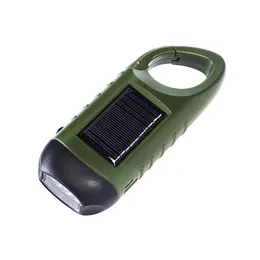 Product image of Outdoor Hand-cranked LED Flashlight with Solar and USB Charging