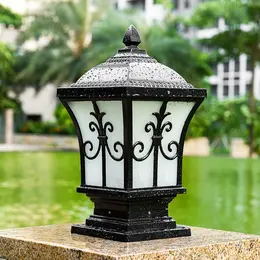 Product image of Solar-Powered Outdoor Column and Wall Light Fixture