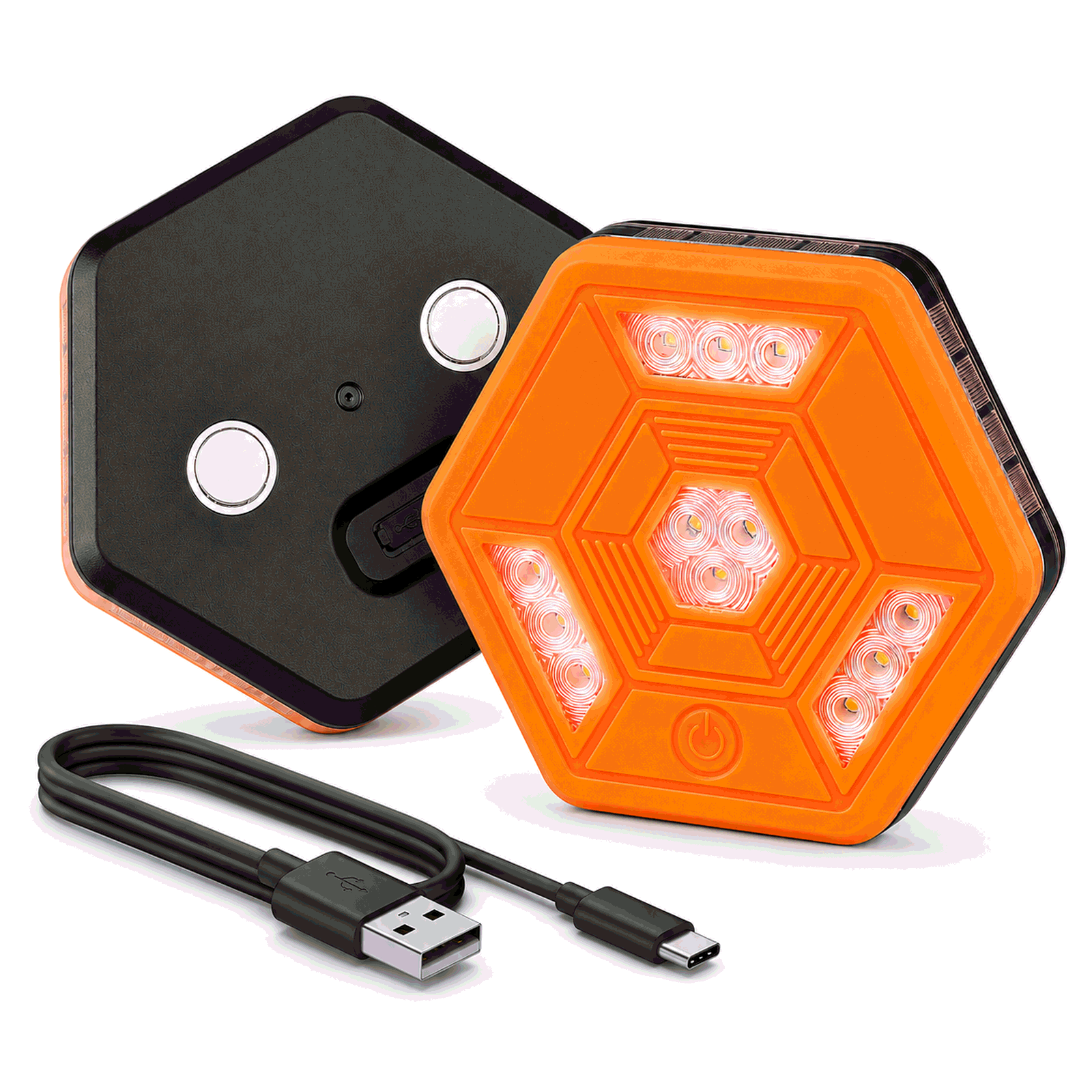Main product image of HB 330C Rechargeable LED Warning Light, Roadside Emergency Flare