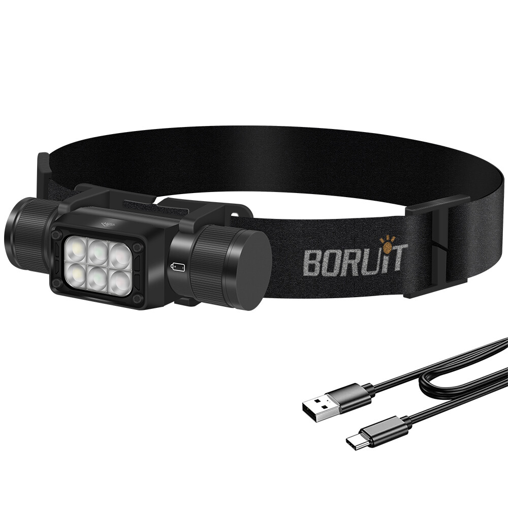 Main product image of Industrial Waterproof USB Rechargeable LED Headlamp