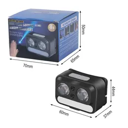 Product image of Waterproof Rechargeable LED Headlamp Flashlight, USB Charging