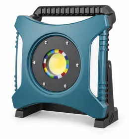 Product image of W8142 COB Flood Light, Type C Rechargeable, 18650 Battery, 6500mAh, Red Blue Warning LED