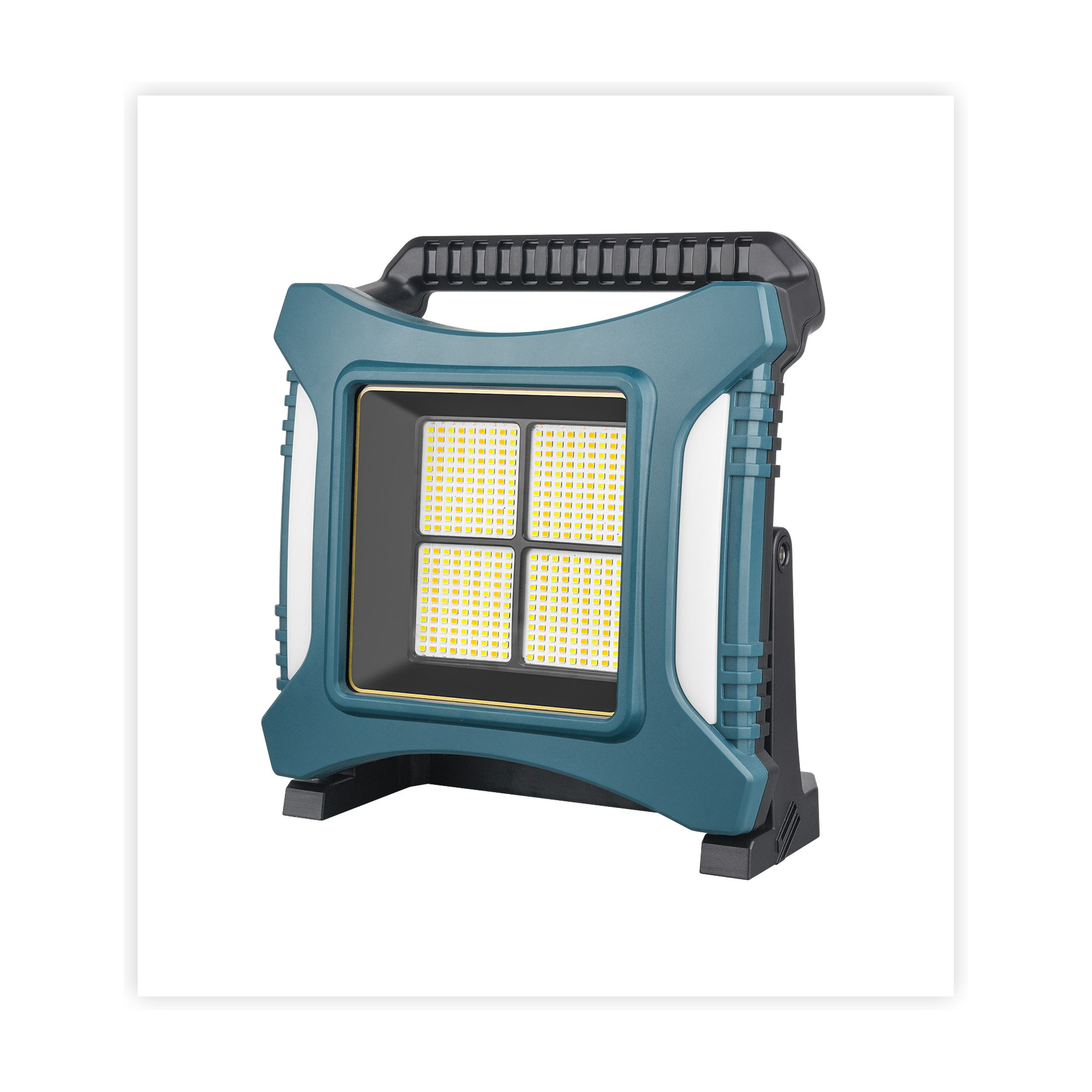 Main product image of W8143 Red LED Flood Light, 18650 Rechargeable, Adjustable Stand