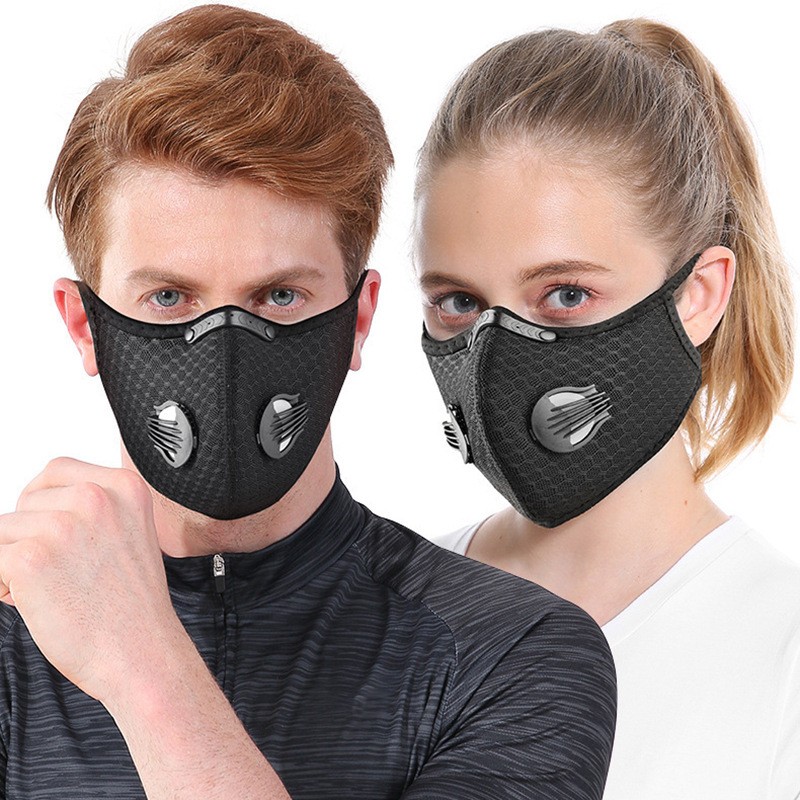 Main product image of Reusable Face Mask with Carbon Filter and Exhalation Valves