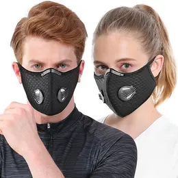 Product image of Reusable Face Mask with Carbon Filter and Exhalation Valves