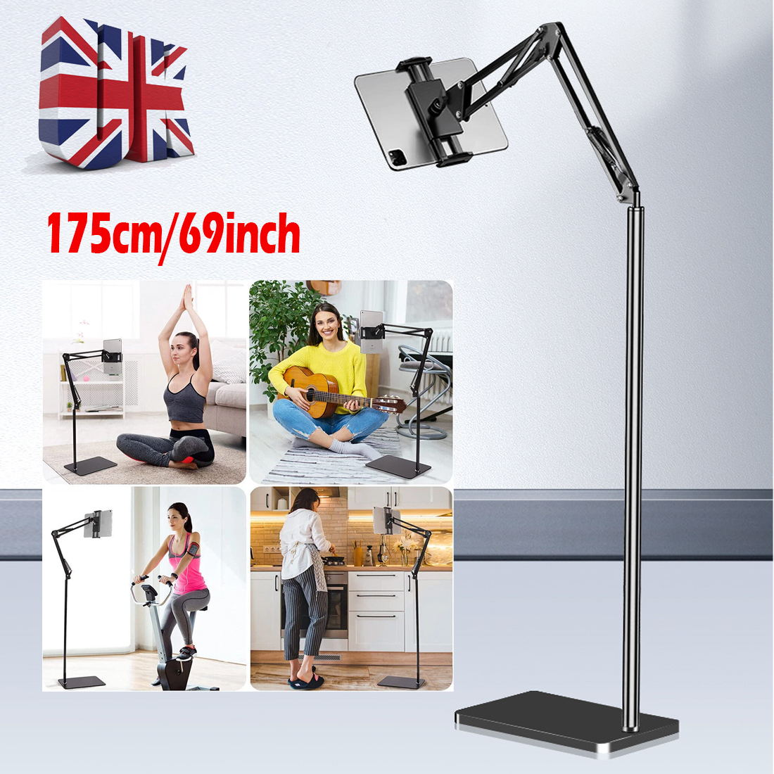 Main product image of 360 Universal Adjustable Floor Stand for 4-12.9 inch Tablets and Phones