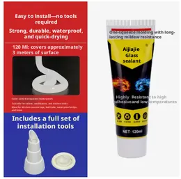Product image of Waterproof Transparent Adhesive Glue, 120ml Tube